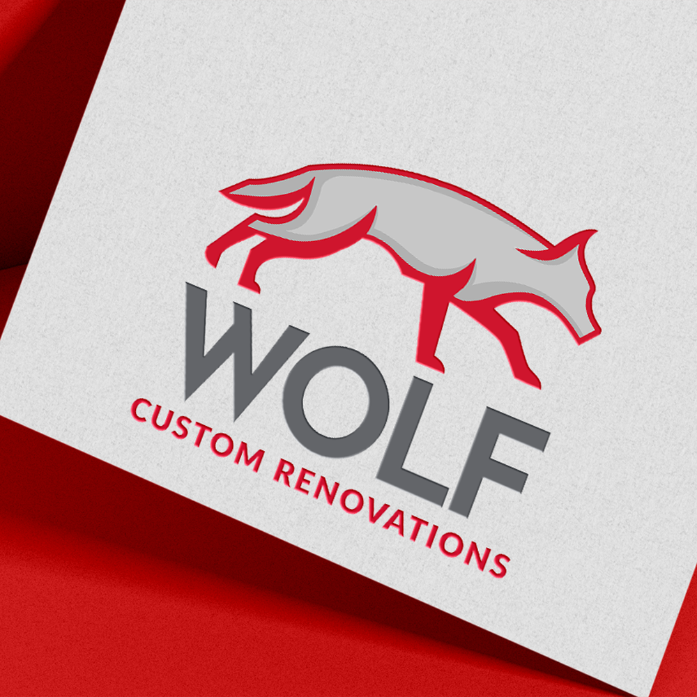 Wolf Custom Renovations logo preview
